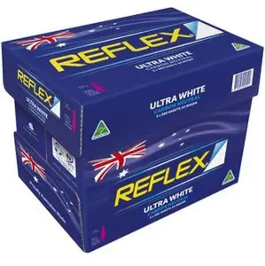 Reflex Ultra White A4 Kopierpapier Fabrik Direkt verkauf 8 1 2X11 Weiß OEM Holzkiste Gsm Verpackung Zellstoff Farbdrucker Gewicht