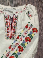 Blouse traditionnelle ukrainienne brodée blanche de qualité supérieure pour femmes, costume folklorique pour le travail de bureau, vêtements ethniques en gros