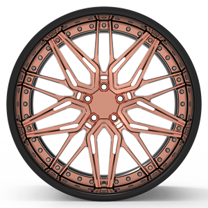 उच्च प्रदर्शन रेसिंग कार व्हील रिम जाली मिश्र धातु 2 टुकड़े - Product Image 3