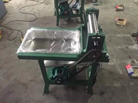 Machine automatique haute vitesse pour la fabrication de fondations en cire d'abeille, moteur à engrenages 220V, capacité de 1000 pièces/heure