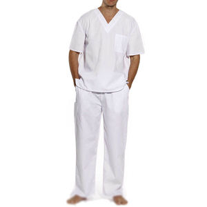 Traje de Enfermería de hospital personalizado para mujeres y hombres, uniformes, conjuntos de uniformes médicos de manga corta - Product Image 1