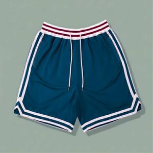 Pantalones Cortos Deportivos Casuales para Hombre, de Secado Rápido, con Bolsillos, para Baloncesto, Entrenamiento, Transpirables, de Poliéster, Cintura Media, Estilo Vintage - Product Image 6