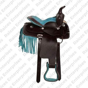 Sillín inglés antideslizante hecho a medida de alta calidad, sillines de caballo occidentales de cuero genuino, venta al por mayor, cantidad a granel de etiqueta privada - Product Image 2