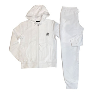 Autumn Winter Fashion Men Zip <b>Jacket</b> 2 Pieces Jogging Suits Unisex Polyester Zip Hoodies & Jogger Sets - Product Image 1