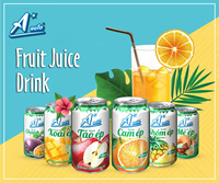 Goedkope Anuta appel fruitsap drank blikje 330ml met volledig certificaat, sap uit Vietnam, snelle levering, tropisch fruitsap