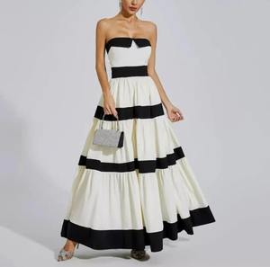 Vestido elegante de algodón hecho a mano indio para mujer, vestido de fiesta a la moda, vestido de novia para verano, regalo personalizado, vestido personalizado a la venta - Product Image 2