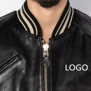 Chaqueta de cuero personalizada colorida manga larga parche Chenille bordado Streetwear Letterman Varsity chaqueta para hombres - Product Image 5