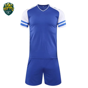 Uniformes de fútbol unisex de alta calidad, ropa deportiva transpirable de poliéster 100% con mangas cortas de talla grande, último diseño - Product Image 1