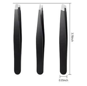 ANAAIF Lot de 3 pinces à épiler pointues professionnelles en acier inoxydable avec marque privée - Product Image 3