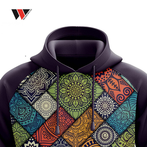 Sweat-shirts à capuche unisexes surdimensionnés, 100 % polyester, personnalisables, pour sublimation au Pakistan. - Product Image 4