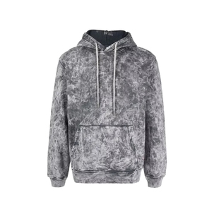 เสื้อฮู้ดดี้สตรีทแวร์ผู้ชาย ฤดูหนาว ผ้าฝ้าย 100% พิมพ์ลายดิจิทัล สั่งทำได้ ขายส่ง OEM - Product Image 1