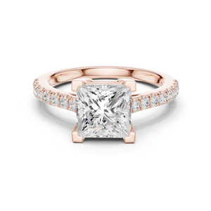 10K Crystal Butterfly <b>Ring</b> <b>Adjustable</b> <b>Size</b> - Product Image 2