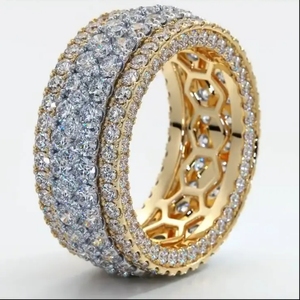 Certified CVD HPHT Lab Grown Diamond 14K/18K Solid <b>Gold</b> & White <b>Gold</b> <b>Rings</b> Luxury Oval Engagement Jewelry for Women and <b>Men</b> - Product Image 1