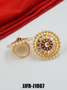 Alliage de luxe mode bague pour femmes réglable concepteur déclaration bijoux mariée mariage fête ethnique en gros - Product Image 5