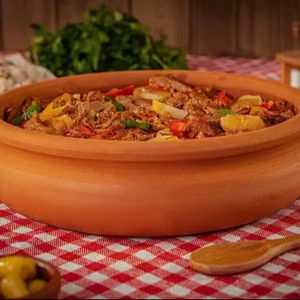 Tazón de Terracota de Nuevo Diseño, Tazón de Barro Hecho a Mano, Vajilla Ecológica, Tazón de Lujo de Estilo Americano, Tazón Redondo para Servir, Tazón para el Hogar - Product Image 1