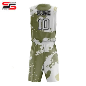 Maillot de basket blanc sans manches, personnalisé, 100% polyester, séchage rapide, respirant, uni, imprimé par transfert thermique, broderie 3D - Product Image 2