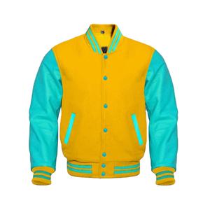 Agregue sus logotipos Bordado College Baseball Chaquetas para hombre Letterman Estilo de color personalizado 2025 Casual Wear Varsity Jackets - Product Image 1