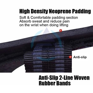 Bodybuilding Straps Gym <b>Dumbbell</b> Workout Weight Lifting Straps Cross Fit Grip Powerlifting Wrist Fitness Strap Gym Equipment - Product Image 4