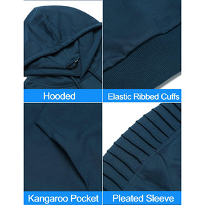 Chándales para hombre, conjuntos de Jogger, ropa deportiva, sudadera informal, pantalones de chándal, ropa de calle, jersey de Color sólido, conjunto de 2 piezas para hombre - Product Image 3