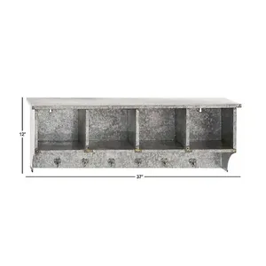 Customizable Unique Design <b>Metal</b> Iron Wall <b>Shelf</b> or Display Rack for Wall Decor, Living Room Decor at Wholesaler Price - Product Image 2