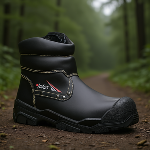 Botas de Trabajo con Puntera de Acero de Seguridad, Talla 45, Negras, Certificadas EN ISO 20345:2011 - Product Image 3