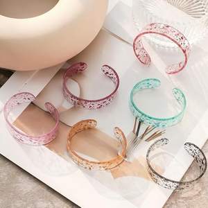 Bracelet en résine personnalisé manchette pour les femmes tendance vente la plus chaude bijoux indiens bracelet de bijoux de mode - Product Image 2