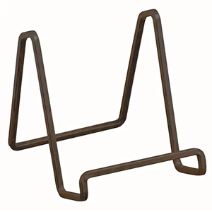 Set 2 Wrought Iron Sustainable Multifunction Display Stand Antique Color Easel Plate Photo Holder Stand for <b>Picture</b> <b>Frames</b> - Product Image 5