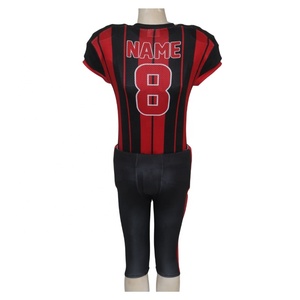 Nuevo Diseño Profesional Personalizado, Conjunto de Camiseta de Fútbol Americano Sublimada, Manga Corta, Diseño Impreso, 100% Poliéster, Anti-UV, para Hombre - Product Image 5