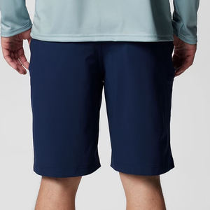 กางเกงขาสั้นผู้ชายแบบสบาย ระบายอากาศได้ดี เหมาะสำหรับผู้ซื้อจำนวนมาก สไตล์ลำลอง พร้อมบริการสกรีนโลโก้ ปิดด้วยกระดุม - Product Image 6