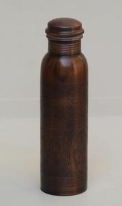 Nuevo estilo, botella de Metal de cobre, martillada botella de agua, esmalte impreso, puro, hecho a mano, para viajar y gimnasio, vasos a bajo precio - Product Image 4