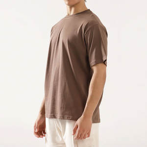 Camiseta Extra Grande de Corte Holgado para Hombre, 100% Algodón, con Impresión Digital, Ecológica, de Primera Calidad, Diseño Liso - Product Image 2