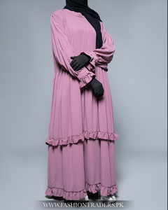 Abaya musulmane pour femmes, qualité supérieure, 100% polyester, respirante, élégante, manches longues, vêtements modestes, options de couleurs personnalisées disponibles - Product Image 5