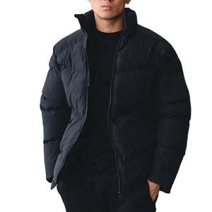 Chaqueta de Invierno para Hombre, Acolchada, de Punto, con Cremallera, Transpirable, Resistente al Viento, Diseño Personalizado de Alta Calidad, Talla Grande - Product Image 3
