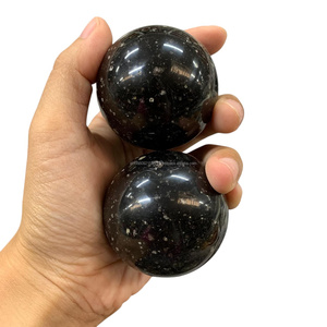 Sphères d'obsidienne en gros, pierres précieuses naturelles d'Indonésie de haute qualité, artisanat, cristal de guérison - Product Image 4