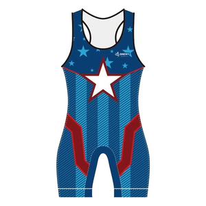 Fabricant de maillots de lutte Uniformes de sport sublimés Singlet de lutte de marque privée - Product Image 1