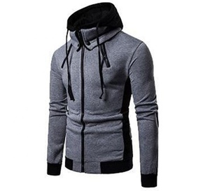 Nuevas sudaderas personalizadas de otoño e invierno ajustadas para hombre, suéteres de punto pesado, sudaderas con cremallera de manga larga - Product Image 5