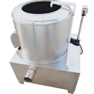Descascador de barril de aço inoxidável automático para Taro de batata Pequena
