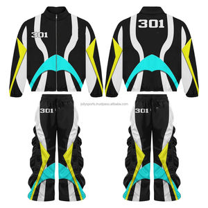 ชุดวอร์มลำลองกันน้ำน้ำหนักเบาขนาดใหญ่พิเศษของผู้ชายชุดกันลมโพลีเอสเตอร์พร้อมกางเกงขาสั้นทนทานชุดกันลมระบายอากาศ - Product Image 1