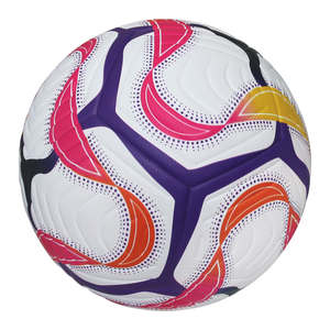 Balón de fútbol de entrenamiento deportivo con logotipo de impresión personalizado Kata, tamaño duradero 5, materiales de PU, nuevo diseño, partido oficial de fútbol - Product Image 1