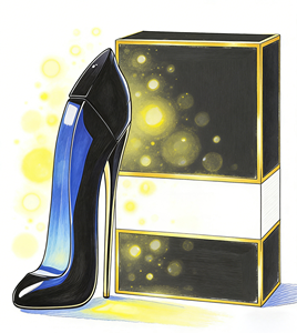 Perfume Original de Marca Internacional <span class=keywords><strong>Good</strong></span> <span class=keywords><strong>Girl</strong></span> Blush Black Heels, Aroma Floral Líquido Glamuroso, 80 ml, para Hombre y Mujer - Product Image 2