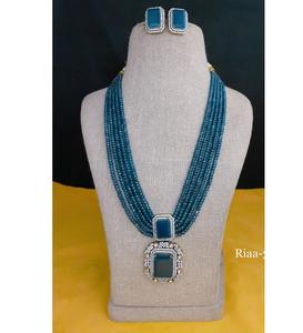 Ensemble de collier en zircon en laiton majestueux de luxe bijoux étincelle royale pour cadeau d'anniversaire de fiançailles de fête de mariage - Product Image 2