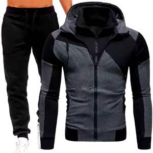 Trajes de chándal de terciopelo XL de suministro directo de fábrica, ropa de invierno de talla grande cómoda hecha a medida, conjuntos de logotipo impreso transpirable - Product Image 5