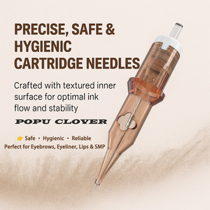 POPU Premium PMU kartuş iğne | OEM/ODM özel kalıcı makyaj kartuşu CE sertifikalı özel etiket PMU kartuş iğne - Product Image 2