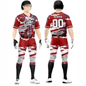 New Arrival Customized Sublimation Printing Baseball Uniforms Factory Direct Wholesale DTF printed Baseball Jersey and <b>Pants</b> - Product Image 1