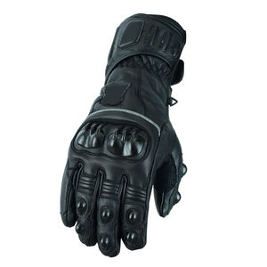 Gants de moto imperméables haute performance, fabriqués en cuir personnalisé, adaptés à l'hiver, bracelet de poignet réglable, tailles personnalisables - Product Image 2
