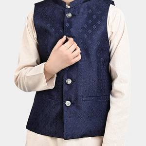 Shalwar Kameez durable pour enfants avec gilet pour garçons pakistanais indien traditionnel Eid tenue de fête de mariage vêtements élégants pour enfants - Product Image 2