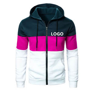 Sudaderas con Capucha Transpirables de Nailon/Algodón para Hombre 2026, Lisas, con Logotipo Personalizado Bordado, Cuello Redondo, Impresión Serigráfica - Product Image 1