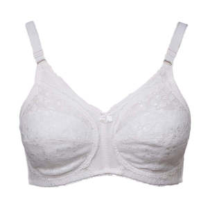 Sujetador de red elegante para mujer - Blanco - Product Image 1