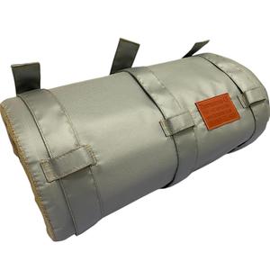 Chaqueta de aislamiento térmico de fibra de vidrio personalizada, cubierta de tubos de calefacción eléctrica reutilizable que ahorra energía - Product Image 5