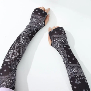 Manchons de bras de jeu imprimés à sublimation personnalisée en gros Meilleure vente Manchons de bras de refroidissement pour le sport Manchons de bras de cyclisme - Product Image 5